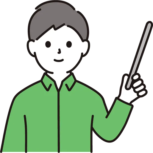 法学部 先輩のイラスト