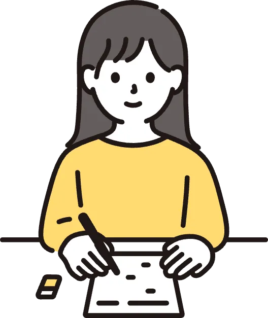 農学部 先輩のイラスト